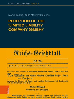 cover image of Reception of the 'Limited liability company (GmbH)'